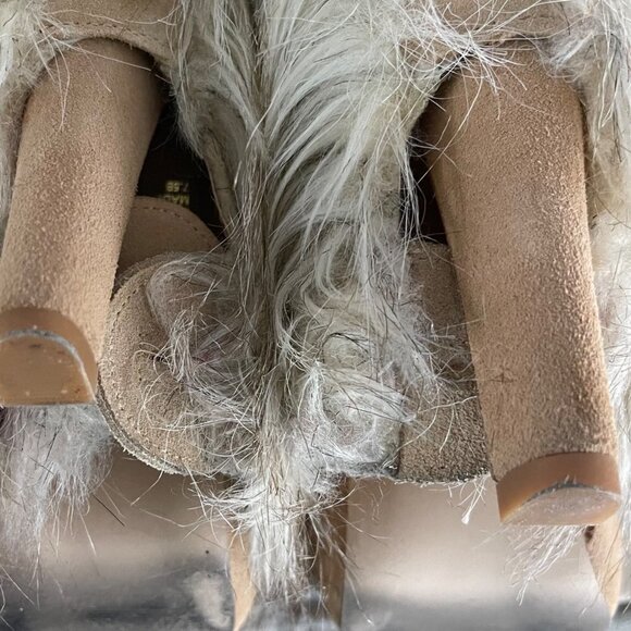 Colin Stuart Removable Faux Fur Ankle Booties Sz 7 1/2 - Picture 16 of 16